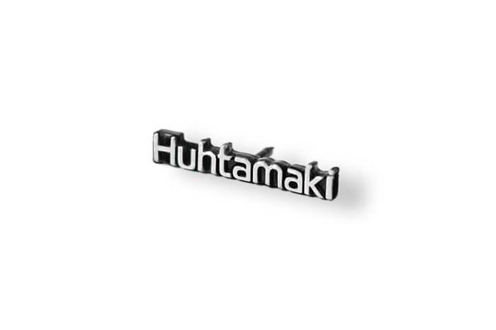 Pin für die Firma Hutamaki, auf individuelle Bestellung