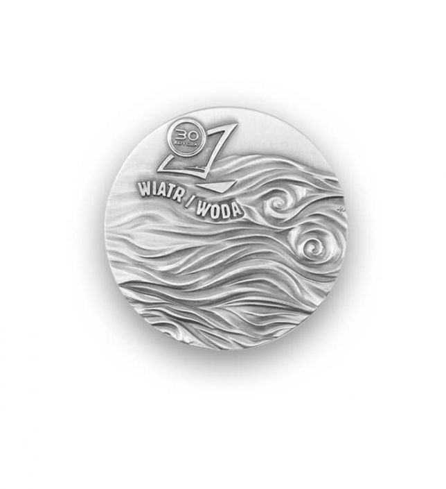 Wind und Wasser – 3D-Medaille [Avers]